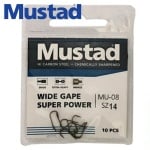 Mustad Ultra NP Wide Gape Super Power Spade Barbed MU08-60006NP-BR Куки
